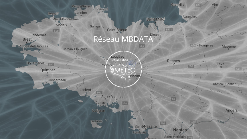 Une carte de la Bretagne avec le logo MBdata